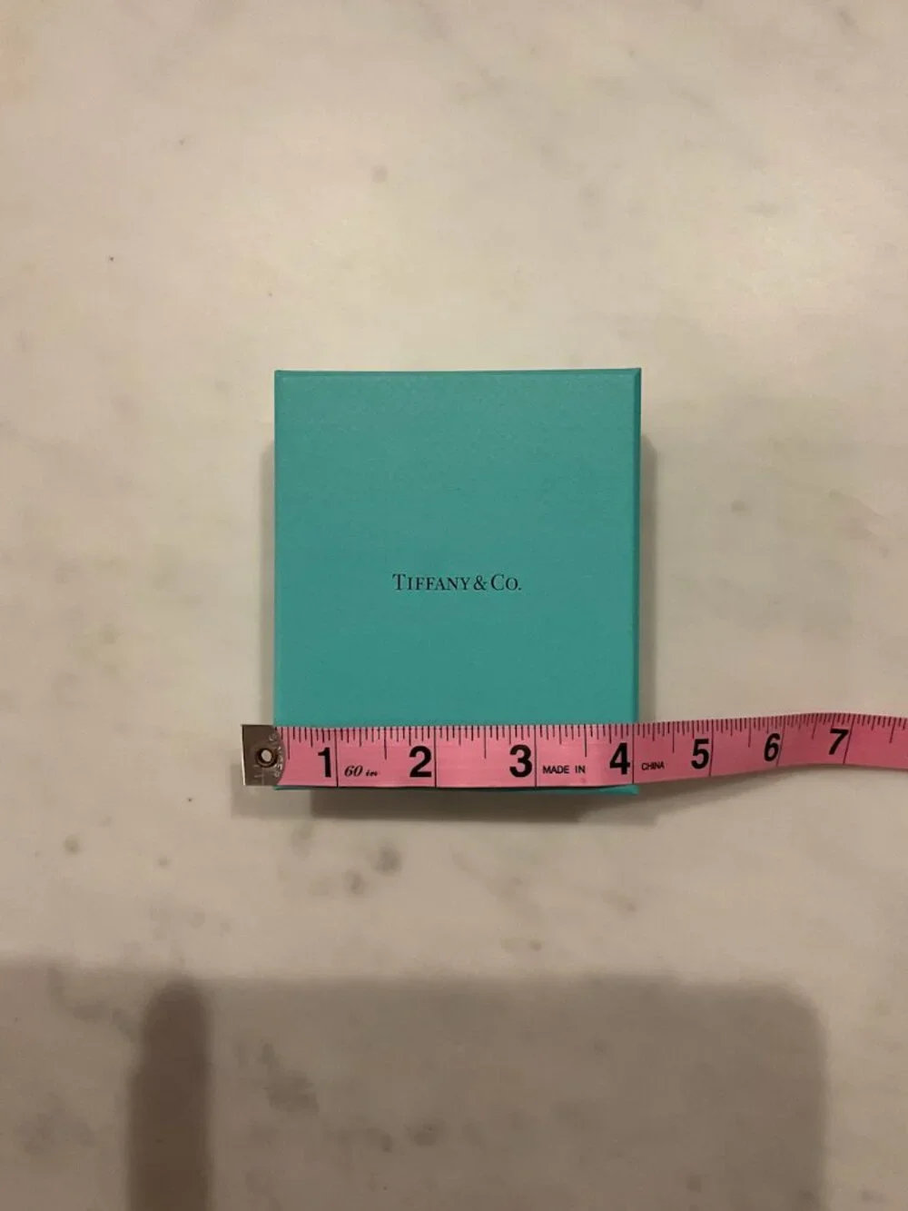 TIFFANY & CO Empty Black Velvet Necklace Bracelet Gift Box Set 4x4